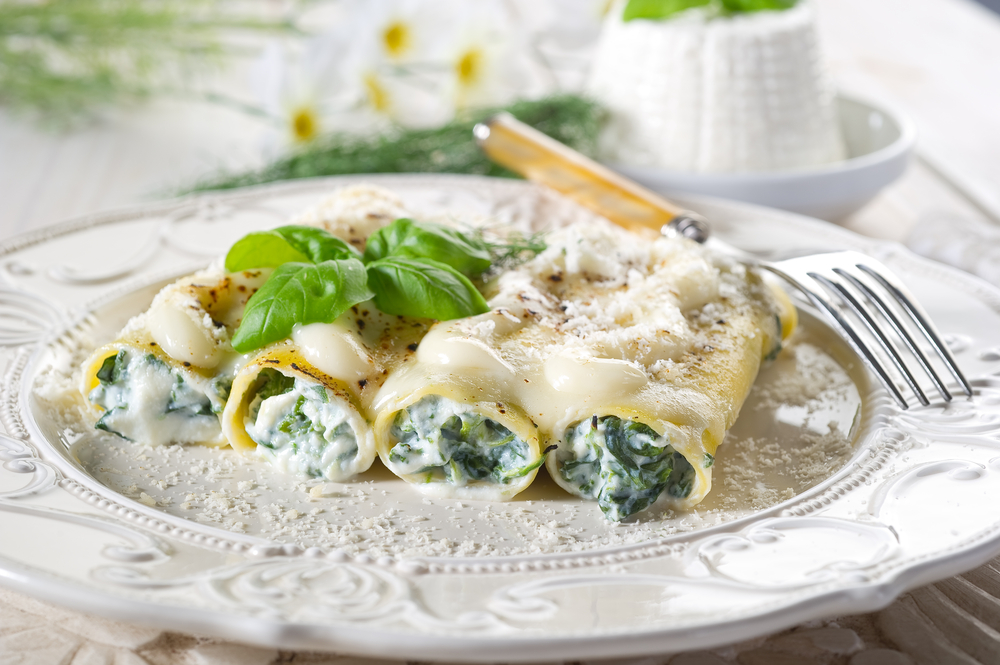 Cannelloni con spinaci e ricotta: la ricetta facile