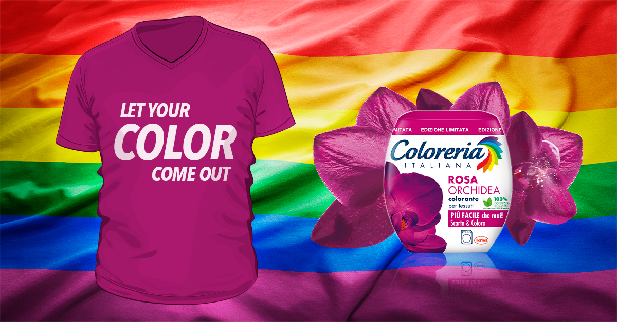 Coloreria Italiana e L'Acchiappacolore di nuovo insieme in occasione del Coming Out Day 2022