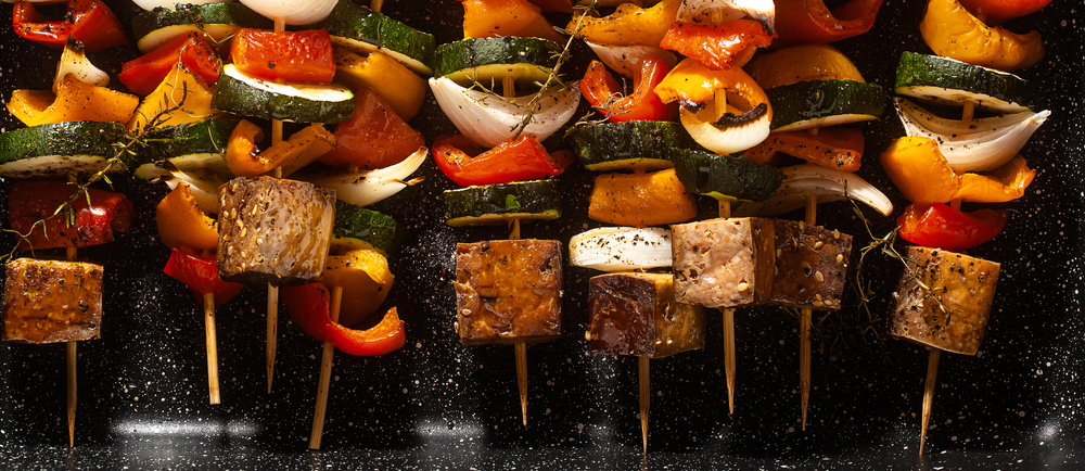 Ricetta degli spiedini piccanti di tofu