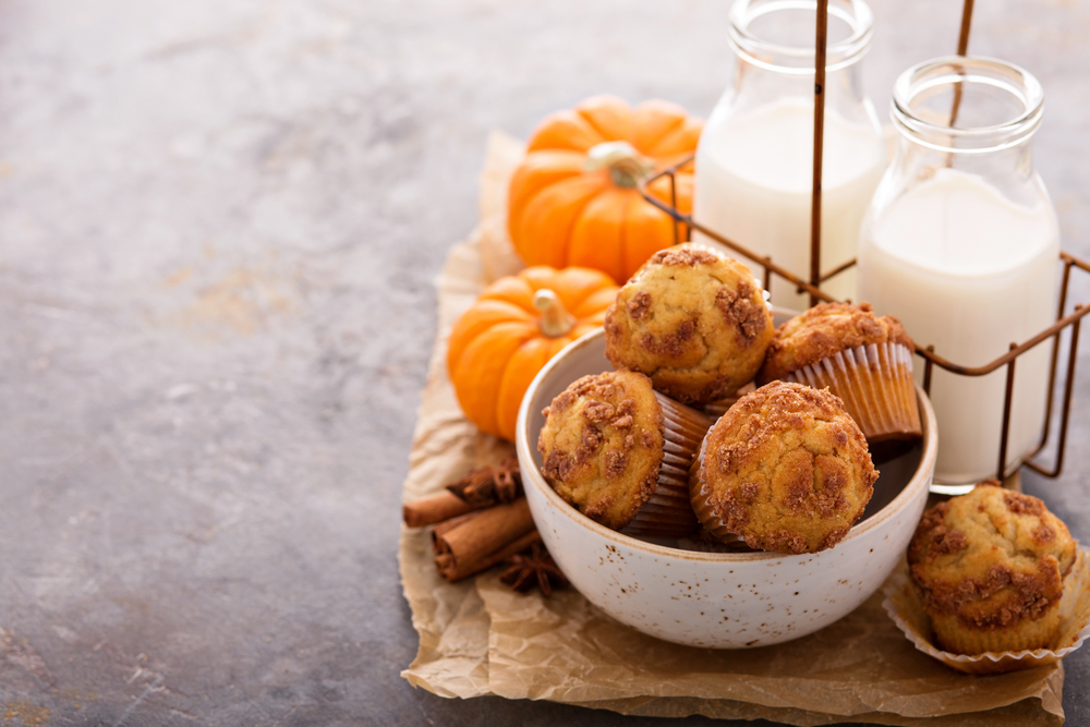 Ricetta dei muffin alla zucca ripieni di crema di formaggio