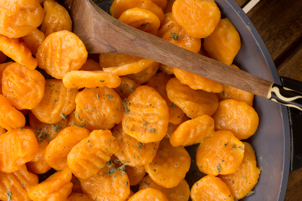 Gnocchi di zucca al pesto di frutta secca