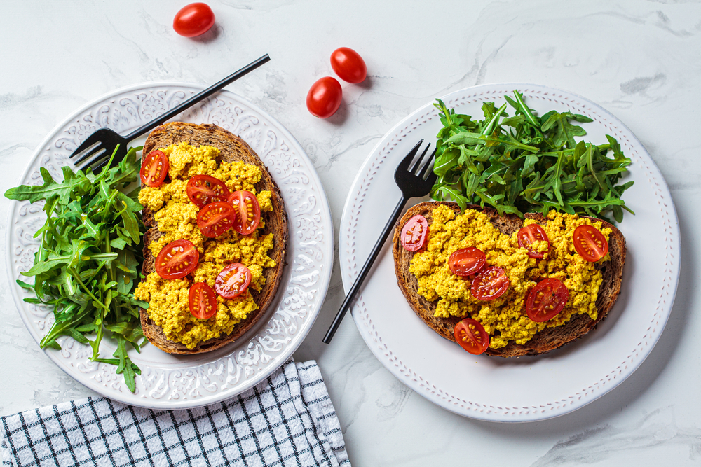 Ricetta del tofu strapazzato con i pomodorini