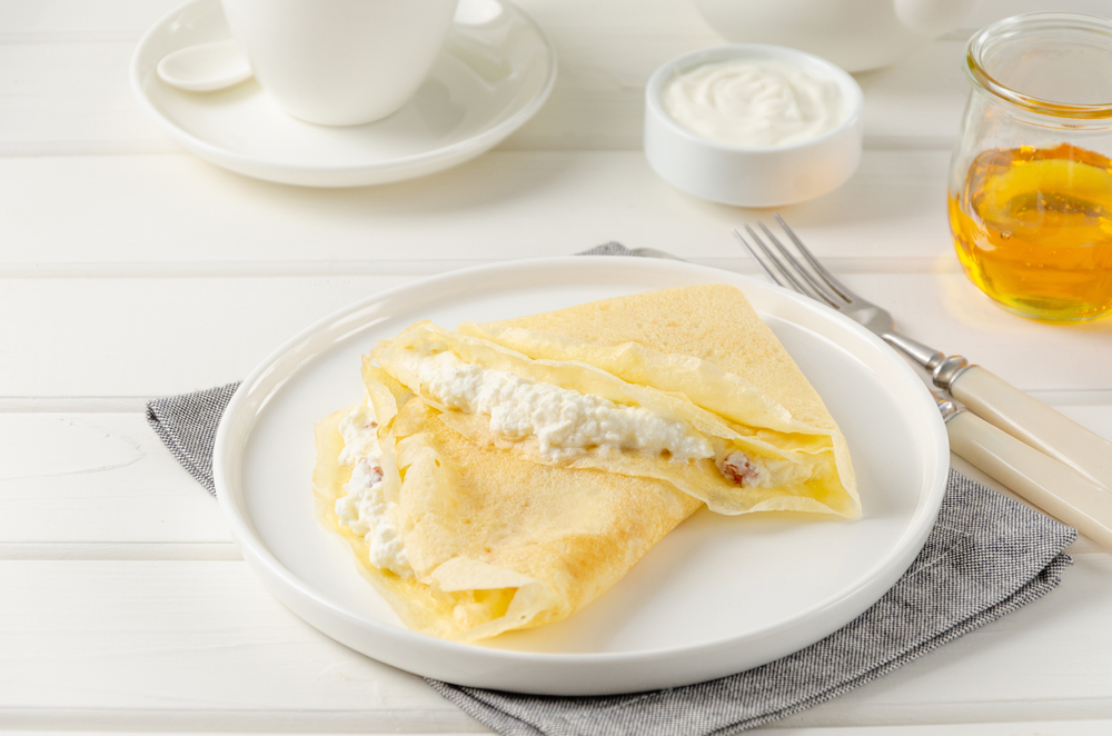 Crespelle dolci con ricotta e miele, la ricetta
