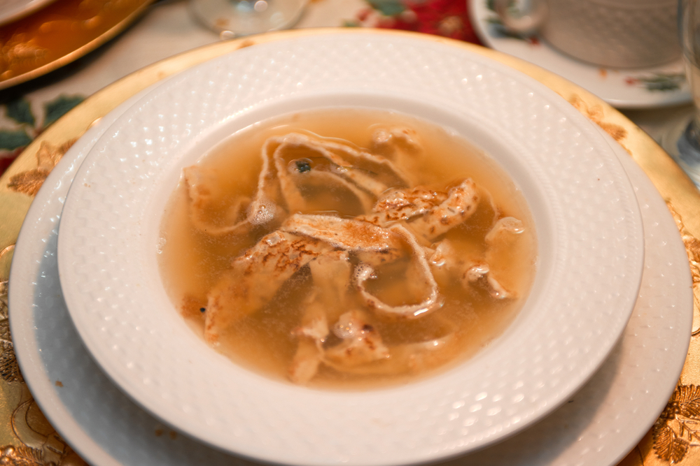 Consommé celestine, la ricetta