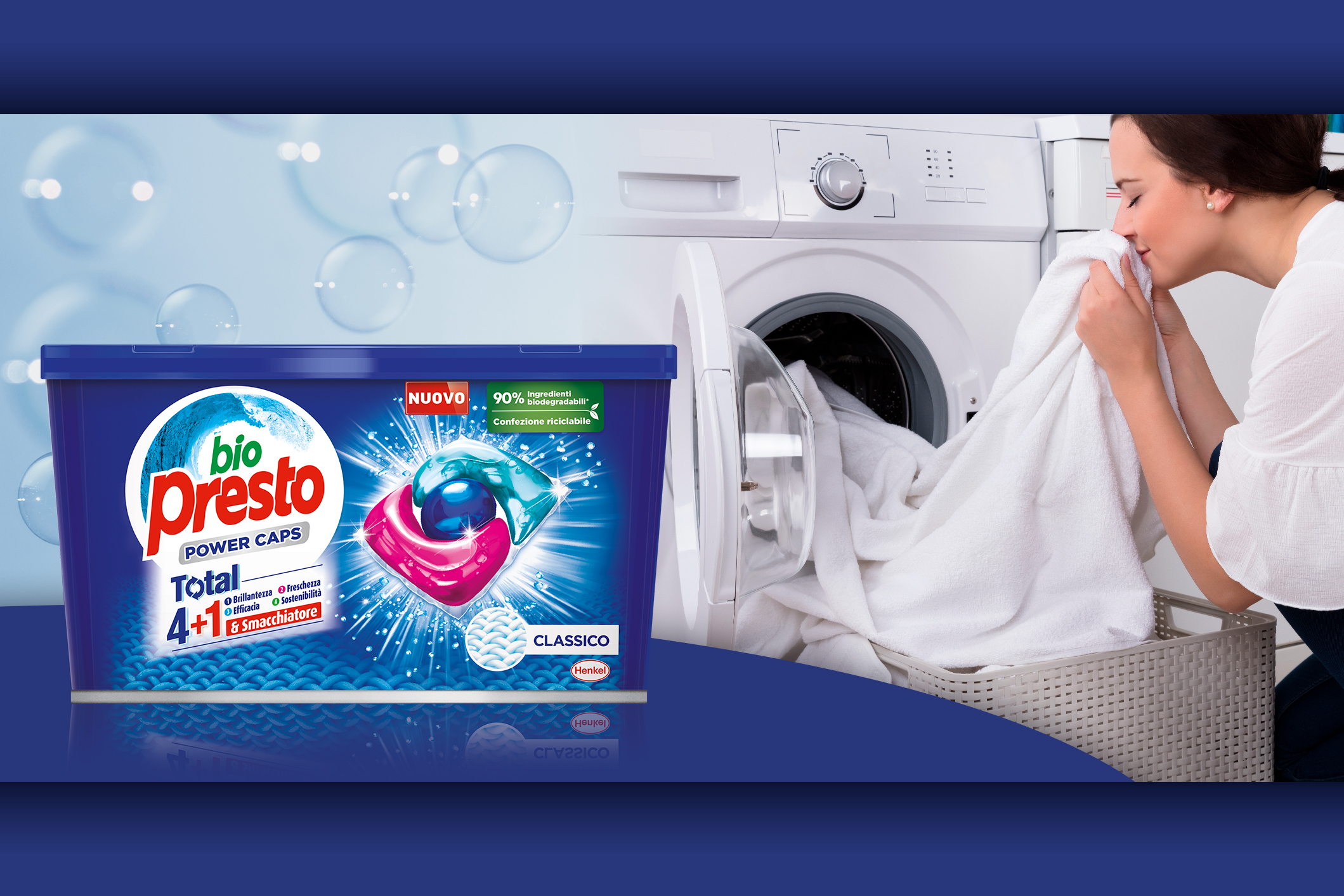 Bio Presto Power Caps: l’alleato per il bucato che ti fa risparmiare e rispetta l’ambiente