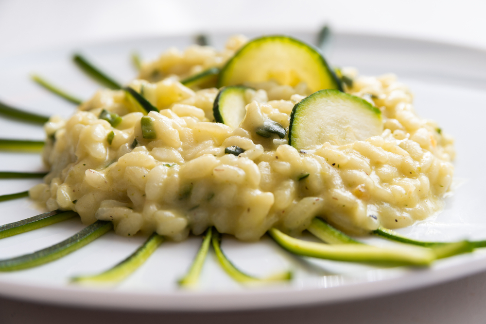 Riso jasmine alle zucchine e al profumo di limone