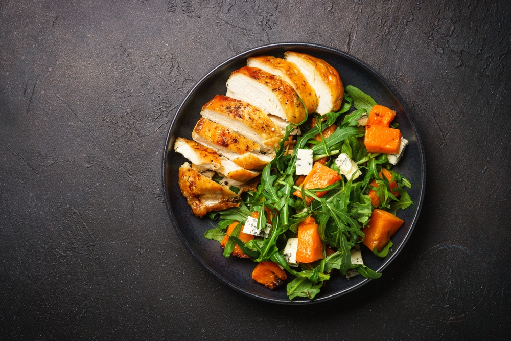 Ricetta dell'insalata di pollo croccante