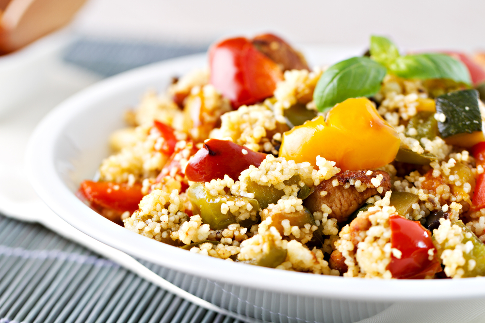 Insalata di cous cous per i pranzi in spiaggia