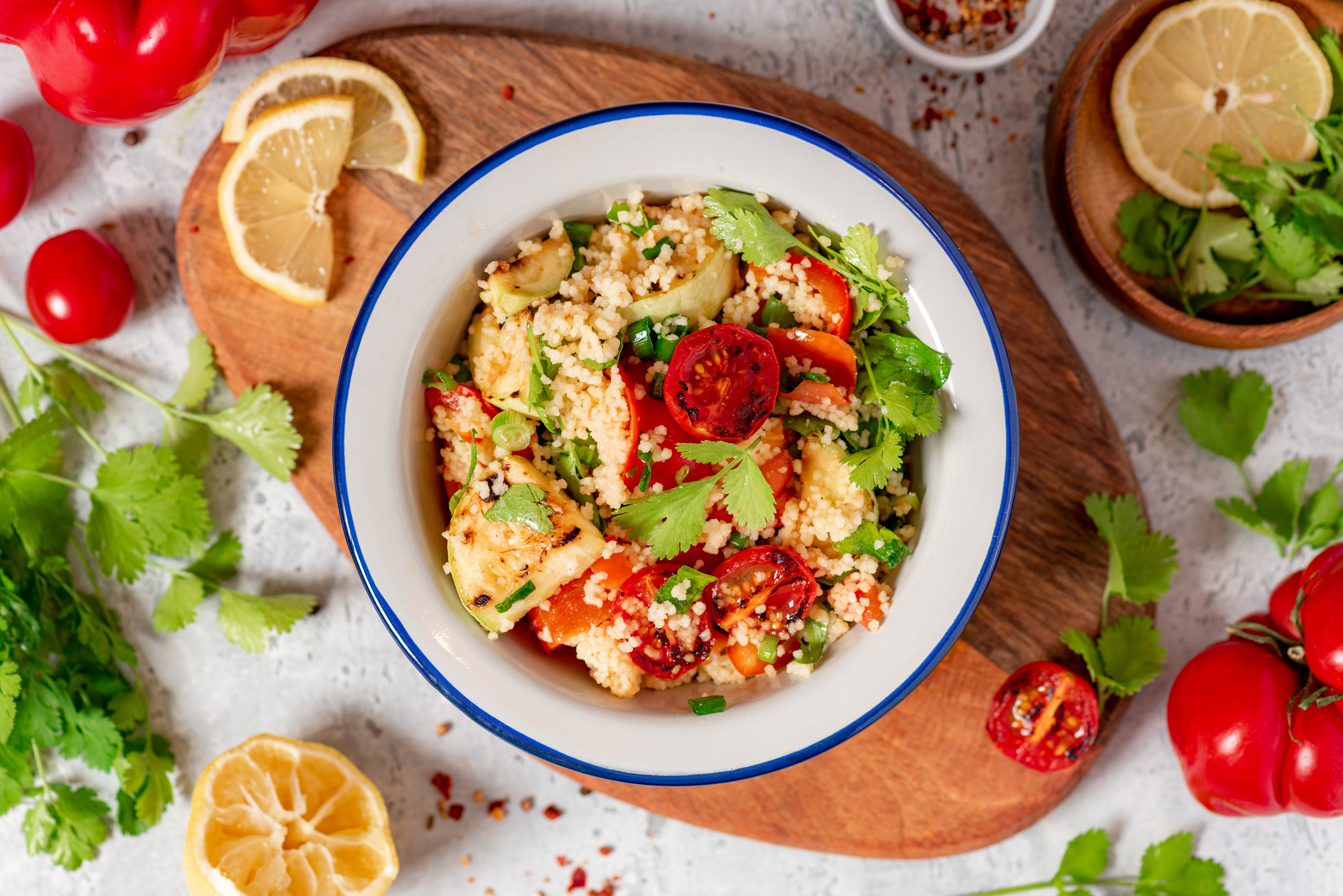 Cous cous alle verdure cotte al forno