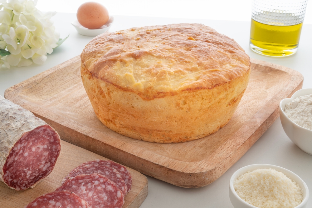 Torta di Pasqua al formaggio e salame, la ricetta
